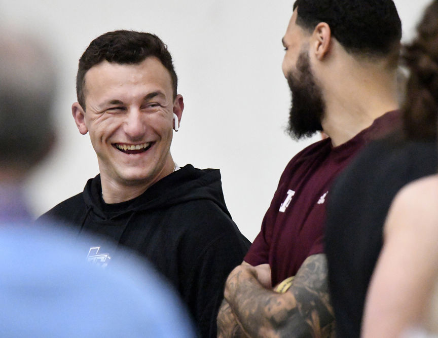 Manziel at Pro Day